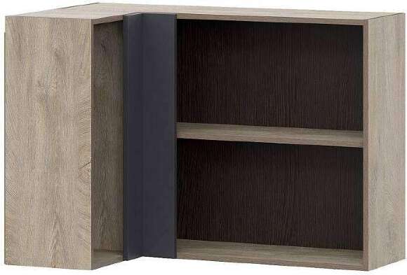 КГ Этна Шкаф навесной угловой 1000 Софт Графит КГ Этна Шкаф навесной угловой 1000 Софт Графит