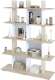 Стеллаж СТ-5 дуб сонома/белый