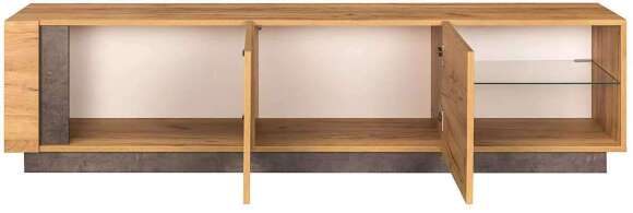 Арчи тумба 10.86 Дуб крафт золотой / Камень темный