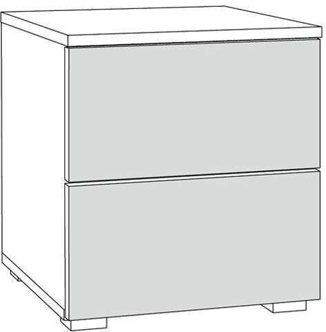 Остин Тумба прикроватная 16.152 графит/дуб золотой