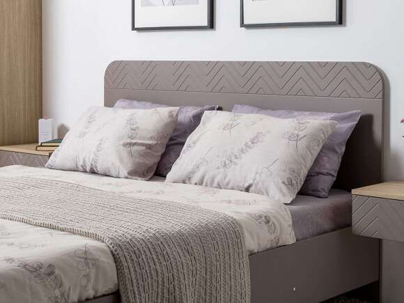 Спальня Амьен  комплект 1 Плэйн/Веллюто Капучино