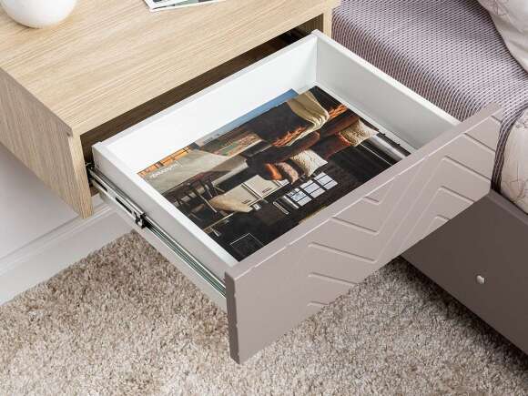 Спальня Амьен  комплект 1 Плэйн/Веллюто Капучино