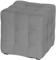 Пуф Лотос Серый велюр