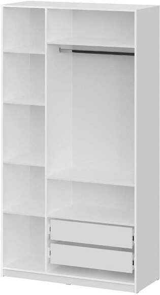 ШК 5 шкаф 1200 + полки 1 комплект + ящики 1 комплект / Белый