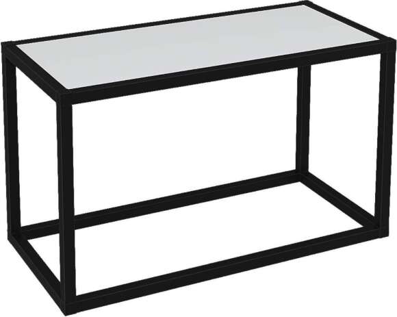 Полка Лофт ПМГ-Л 600 черная / белая