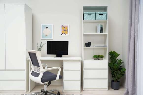 Стеллаж Айден белый