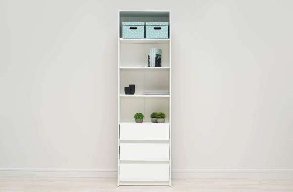 Стеллаж Айден белый