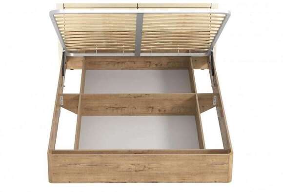 НМ 040.52-01 Кровать Livorno /дуб бунратти / софт панакота НМ 040.52-01 Кровать Livorno /дуб бунратти / софт панакота