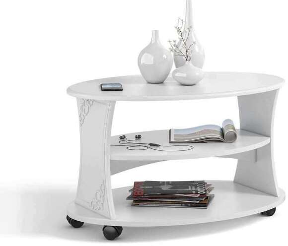 Стол журнальный Италия ИТ-14 белое дерево