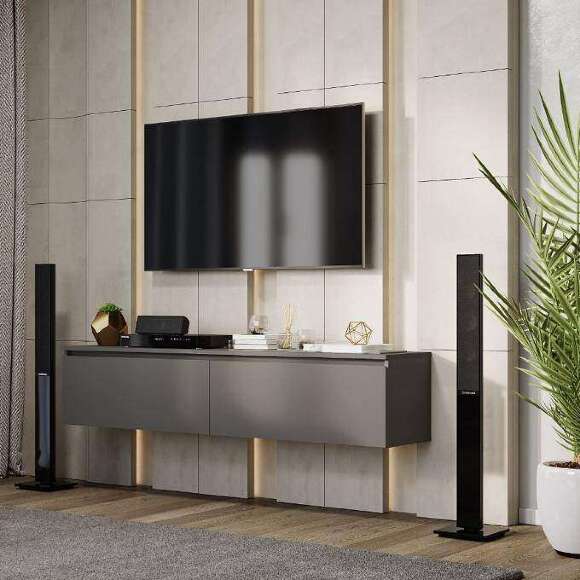 Тумба навесная Симпл ШКН-07 (БТС) Графит