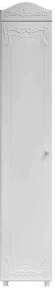 Шкаф-пенал 1дв. (гл.410) Италия ИТ-28 белое дерево Шкаф-пенал 1дв. (гл.410) Италия ИТ-28 белое дерево