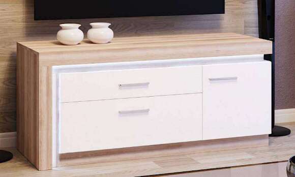 Тумба ТВ Люмен 02 Ижмебель (Дуб Сакраменто)