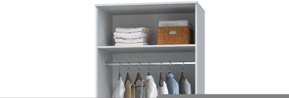 Шкаф двухдверный Шарлиз (MLK) 578