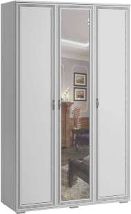 Шкаф трехдверный Ливорно ЛШ-24 (Домани) Ясень Анкор светлый Шкаф трехдверный Ливорно ЛШ-24 (Домани) Ясень Анкор светлый