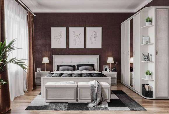 Шкаф трехдверный Ливорно ЛШ-24 (Домани) Ясень Анкор светлый Шкаф трехдверный Ливорно ЛШ-24 (Домани) Ясень Анкор светлый