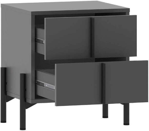 НМ 040.30 тумба прикроватная Тео Антрацит