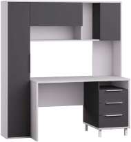 Стол рабочий Комфорт 12.95 N, Белый, Серый