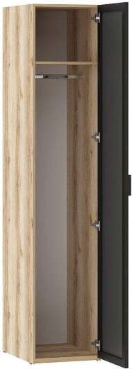 200.02 шкаф для одежды (зеркало) Арден Дуб Делано / черный 200.02 шкаф для одежды (зеркало) Арден Дуб Делано / черный