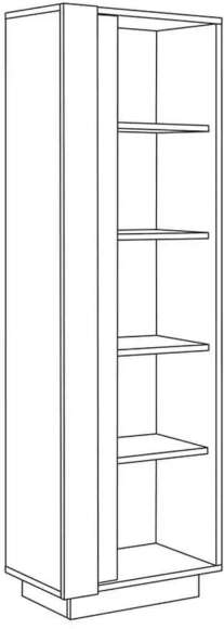 Арчи шкаф комбинированный 10.05 Дуб крафт золотой / Камень темный Арчи шкаф комбинированный 10.05 Дуб крафт золотой / Камень темный