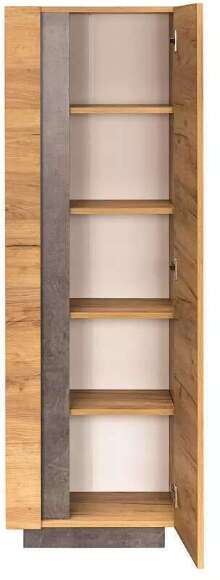 Арчи шкаф комбинированный 10.05 Дуб крафт золотой / Камень темный Арчи шкаф комбинированный 10.05 Дуб крафт золотой / Камень темный