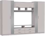 91.01 Вена шкаф многоцелевой Белый / Кашемир