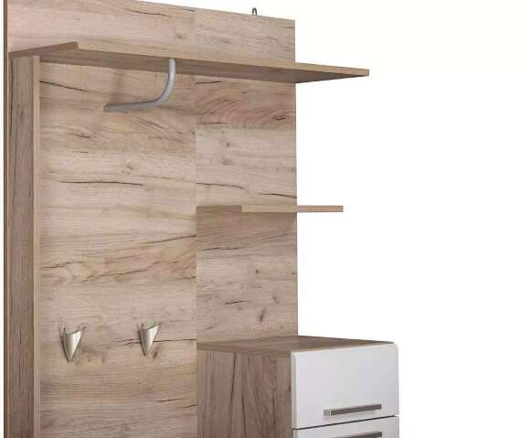 Лайн Шкаф 10.16 Дуб серый/Белый глянец Лайн Шкаф 10.16 Дуб серый/Белый глянец