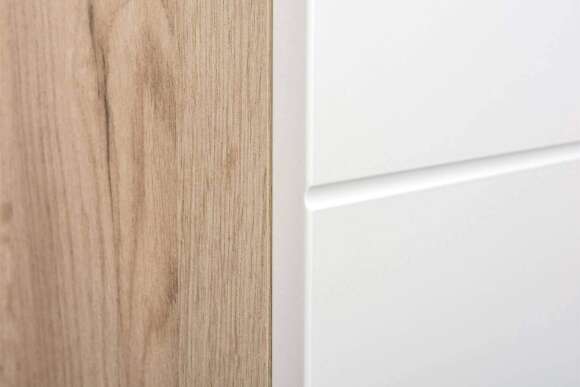 Шкаф многоцелевого назначения Лайн 10.16 Н, Дуб серый, Белый Шкаф многоцелевого назначения Лайн 10.16 Н, Дуб серый, Белый