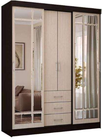Шкаф-купе Маэстро дуб беленый / венге