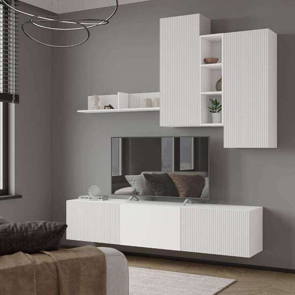 Тумба навесная Сириния (ТЭКС) Белый снег Тумба навесная Сириния (ТЭКС) Белый снег