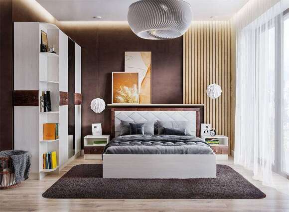 Тумба прикроватная Мадлен (ТЭКС)  Ясень Анкор светлый