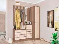 Прихожая Ямайка Комплект 3 (Ясень Шимо)