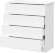 Комод КМ 4, Белый текстурный Комод КМ 4, Белый текстурный