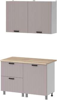 МК Аленушка 1,2м с ящ. Лотос Кашемир,скоба антрацит,сонома МК Аленушка 1,2м с ящ. Лотос Кашемир,скоба антрацит,сонома