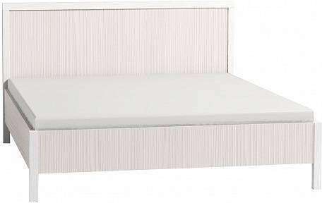 Кровать с ортопедическим основанием (металл) 140х200 Bauhaus 3, бодега светлый