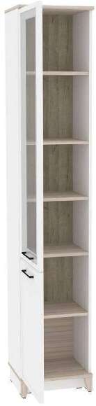 Шкаф-пенал для книг Аурелио 10 (Глазов) Белый