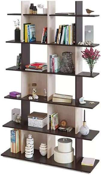 Стеллаж СТ-6 венге/беленый дуб