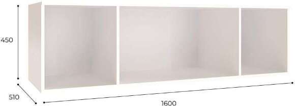 Антресоль для шкафа Лагуна 160, белый/дуб юкон Антресоль для шкафа Лагуна 160, белый/дуб юкон