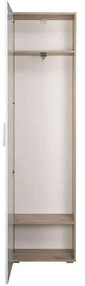 Лайн Шкаф для одежды 08.122 Дуб серый/Белый глянец Лайн Шкаф для одежды 08.122 Дуб серый/Белый глянец
