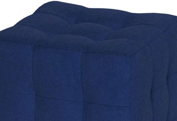 Пуф Лотос Синий велюр