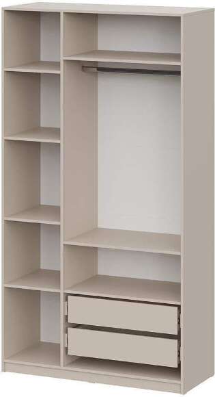 ШК 5 шкаф 1200 + полки 1 комплект + ящики 1 комплект / Меланж