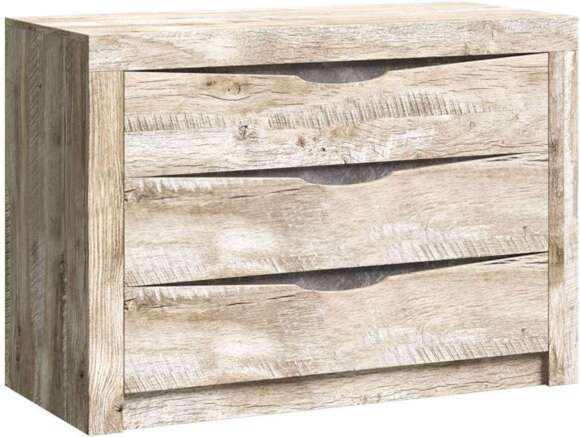 Комод Ривьера дуб юкон / бетон темный