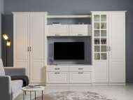 Гостиная Ливерпуль 2 Белый/Ясень ваниль