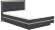 Кровать с основанием 1400 Анона, антрацит