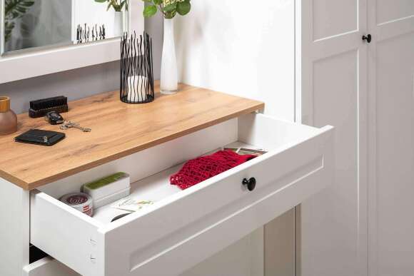 Тумба для обуви Остин 16.121. Белая