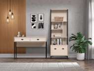 Набор 1 для спальни Антея Кашемир/металл черный Набор 1 для спальни Антея Кашемир/металл черный