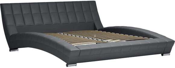 Оливия кровать 180  Марика 485  серый