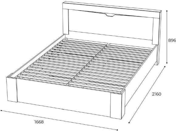 Кровать с подъёмным механизмом 160х200 Леонардо Кровать с подъёмным механизмом 160х200 Леонардо