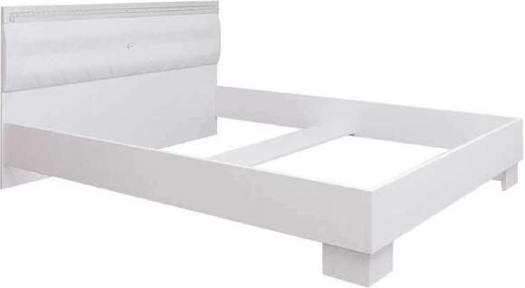 ГЕРТРУДА М9 кровать 1400 белая лиственница/ясень жемчужный