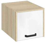 Полка антресоль Лена 0,4 , Сонома, белый