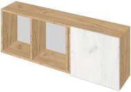 Полка навесная Зара ЗПн11 (Крафт золотой / Крафт белый) Полка навесная Зара ЗПн11 (Крафт золотой / Крафт белый)